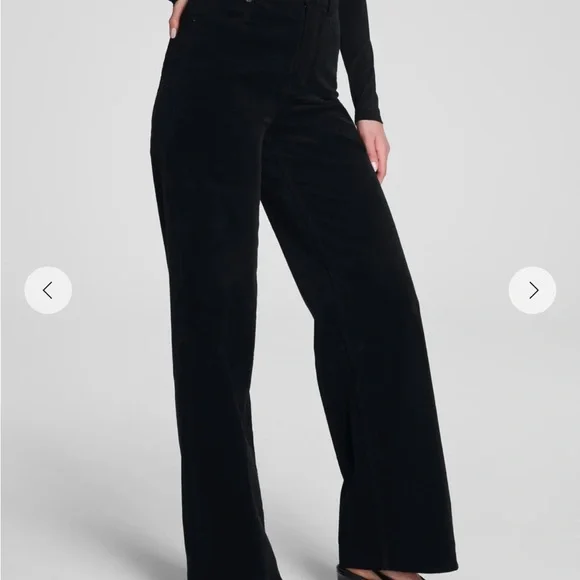 SPANX Black Wide Leg Pants - Picture 4 of 6